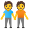 People Holding Hands emoji on Google